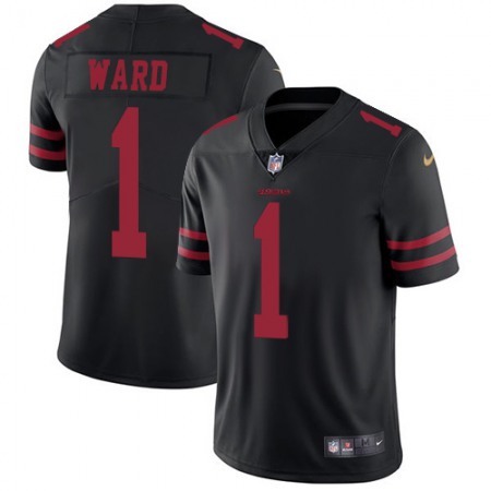 Nike 49ers #1 Jimmie Ward Black Alternate Youth Stitched NFL Vapor Untouchable Limited Jersey