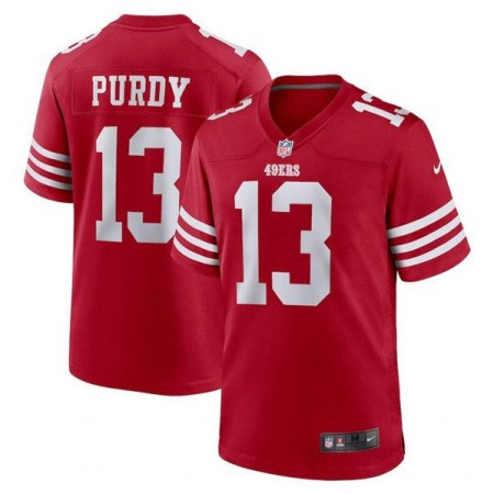 San Francisco 49ers #13 Brock Purdy Nike Men's 2022 Player Game Jersey - Scarlet