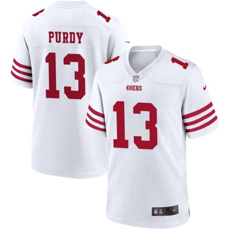 San Francisco 49ers #13 Brock Purdy Nike Men's 2022 Player Game Jersey - White