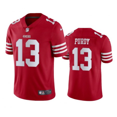 San Francisco 49ers #13 Brock Purdy Scarlet Nike Men's 2022-23 Limited Stitched NFL Vapor Untouchable Jersey