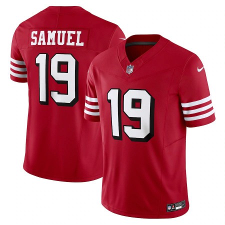 San Francisco 49ers #19 Deebo Samuel Nike Men's Scarlet Vapor F.U.S.E. Limited Jersey Alternate