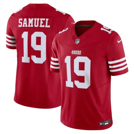San Francisco 49ers #19 Deebo Samuel Nike Men's Scarlet Vapor F.U.S.E. Limited Jersey