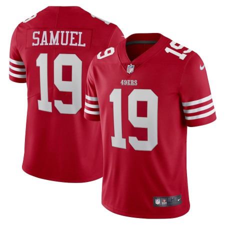 San Francisco 49ers #19 Deebo Samuel Scarlet Nike Men's 2022-23 Limited Stitched NFL Vapor Untouchable Jersey