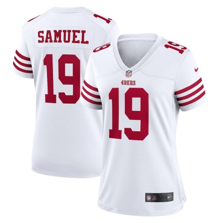 San Francisco 49ers #19 Deebo Samuel Scarlet Women's 2022-23 Nike NFL Game Jersey