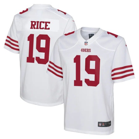 San Francisco 49ers #19 Deebo Samuel White Youth 2022-23 Nike NFL Game Jersey