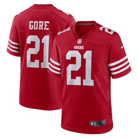 San Francisco 49ers #21 Frank Gore Nike Men's 2022 Player Game Jersey - Scarlet