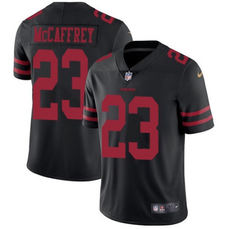 Nike 49ers #23 Christian McCaffrey Black Alternate Men's Stitched NFL Vapor Untouchable Limited Jersey