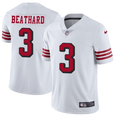 Nike 49ers #3 C.J. Beathard White Rush Youth Stitched NFL Vapor Untouchable Limited Jersey