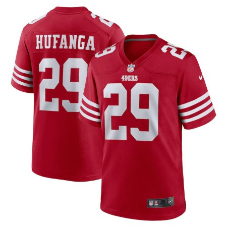 San Francisco 49ers #29 Talanoa Hufanga Nike Men's 2022 Player Game Jersey - Scarlet