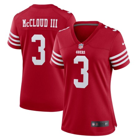 San Francisco 49ers #3 Ray-Ray Mccloud Scarlet Women's 2022-23 Nike NFL Game Jersey