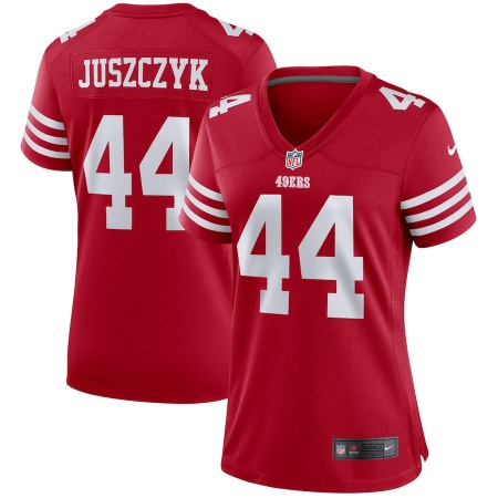San Francisco 49ers #44 Kyle Juszczyk Scarlet Women's 2022-23 Nike NFL Game Jersey