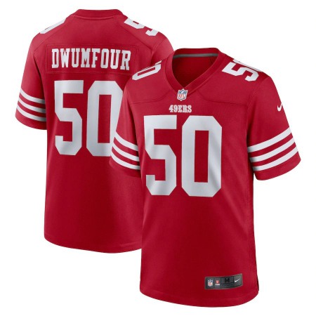 San Francisco 49ers #50 Michael Dwumfour Nike Men's 2022 Player Game Jersey - Scarlet