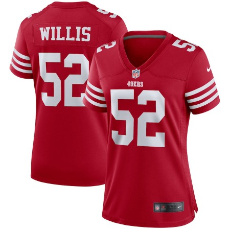 San Francisco 49ers #52 Patrick Willis Scarlet Women's 2022-23 Nike NFL Game Jersey