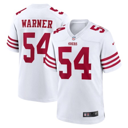 San Francisco 49ers #54 Fred Warner Nike Men's 2022 Player Game Jersey - White