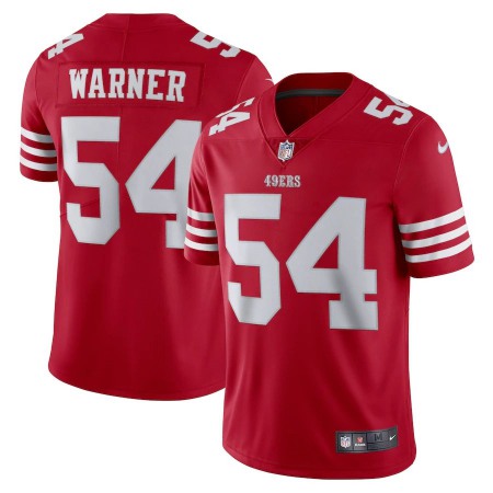 San Francisco 49ers #54 Fred Warner Scarlet Nike Men's 2022-23 Limited Stitched NFL Vapor Untouchable Jersey