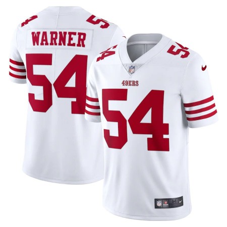 San Francisco 49ers #54 Fred Warner White Nike Men's 2022-23 Limited Stitched NFL Vapor Untouchable Jersey