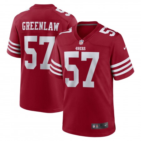 San Francisco 49ers #57 Dre Greenlaw Nike Men's 2022 Player Game Jersey - Scarlet