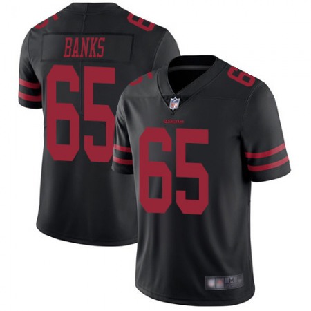 Nike 49ers #65 Aaron Banks Black Alternate Men's Stitched NFL Vapor Untouchable Limited Jersey