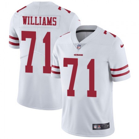 San Francisco 49ers #71 Trent Williams White Men's Stitched NFL Vapor Untouchable Limited Jersey