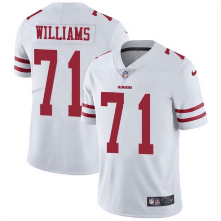 San Francisco 49ers #71 Trent Williams White Youth Stitched NFL Vapor Untouchable Limited Jersey