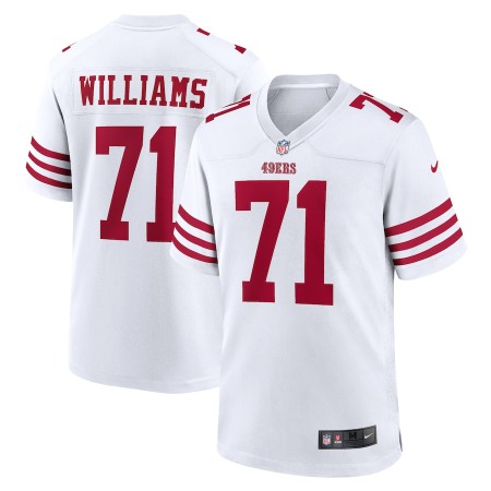 San Francisco 49ers #71 Trent Wlliams Nike Men's 2022 Player Game Jersey - White