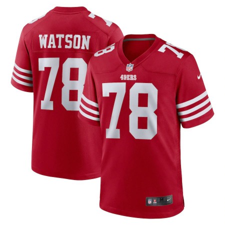 San Francisco 49ers #78 Leroy Watson Nike Men's 2022 Player Game Jersey - Scarlet