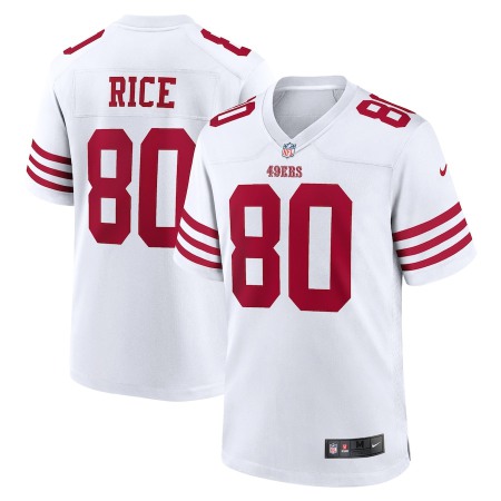 San Francisco 49ers #80 Jerry Rice Nike Men's 2022 Player Game Jersey - White