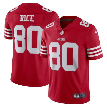 San Francisco 49ers #80 Jerry Rice Scarlet Nike Men's 2022-23 Limited Stitched NFL Vapor Untouchable Jersey