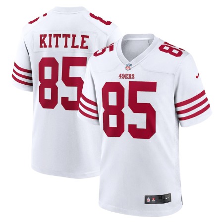 San Francisco 49ers #85 George Kittle Nike Men's 2022 Player Game Jersey - White