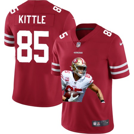 San Francisco 49ers #85 George Kittle Nike Team Hero 1 Vapor Limited NFL Jersey Red