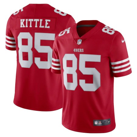 San Francisco 49ers #85 George Kittle Scarlet Nike Men's 2022-23 Limited Stitched NFL Vapor Untouchable Jersey