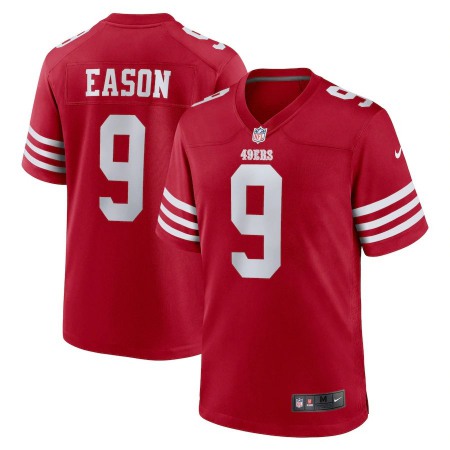 San Francisco 49ers #9 Jacob Eason Nike Men's 2022 Player Game Jersey - Scarlet