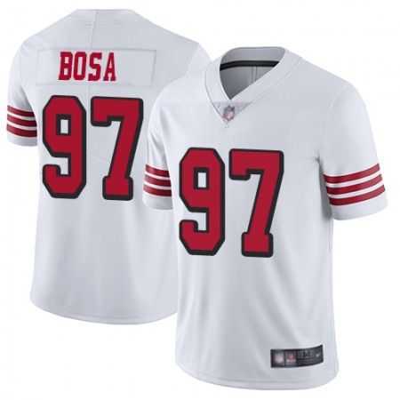 Nike 49ers #97 Nick Bosa White Rush Youth Stitched NFL Vapor Untouchable Limited Jersey