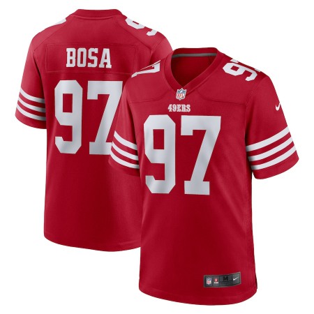 San Francisco 49ers #97 Nick Bosa Nike Men's 2022 Player Game Jersey - Scarlet