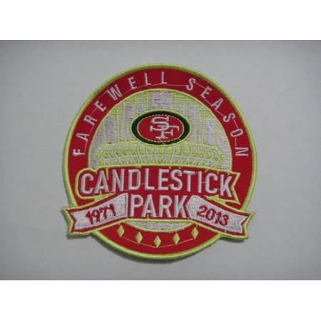 Stitched NFL San Francisco 49ers Candlestick Park Farewell Season Patch