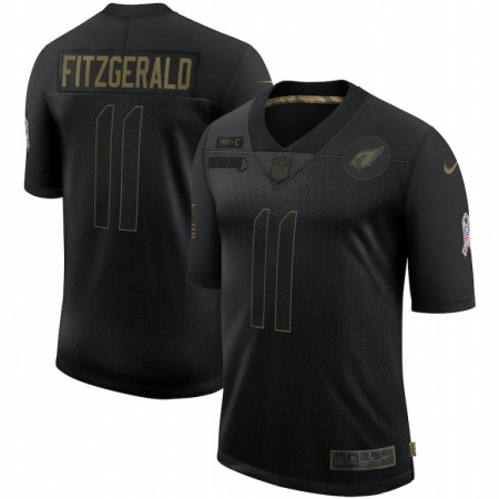 Arizona Cardinals #11 Larry Fitzgerald Nike 2020 Salute To Service Limited Jersey Black