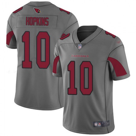 Nike Cardinals #10 DeAndre Hopkins Silver Men's Stitched NFL Limited Inverted Legend Jersey