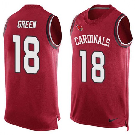 Nike Cardinals #18 A.J. Green Red Team Color Men's Stitched NFL Limited Tank Top Jersey