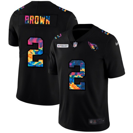 Arizona Cardinals #2 Marquise Brown Men's Nike Multi-Color Black 2020 NFL Crucial Catch Vapor Untouchable Limited Jersey