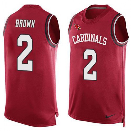 Nike Cardinals #2 Marquise Brown Red Team Color Men's Stitched NFL Limited Tank Top Jersey