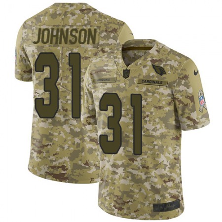 Nike Cardinals #31 David Johnson Camo Men's Stitched NFL Limited 2018 Salute to Service Jersey