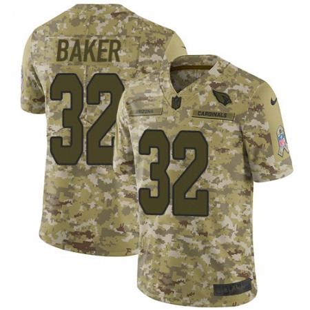 Nike Cardinals #32 Budda Baker Camo Men's Stitched NFL Limited 2018 Salute To Service Jersey