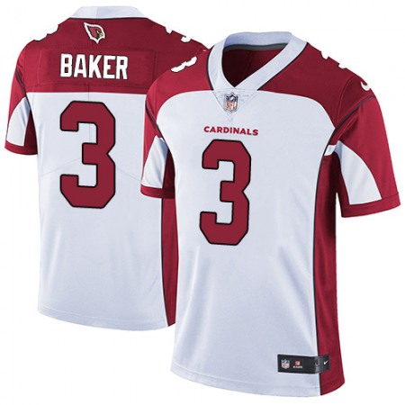 Nike Cardinals #3 Budda Baker White Men's Stitched NFL Vapor Untouchable Limited Jersey