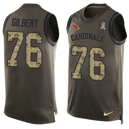 Nike Cardinals #76 Marcus Gilbert Green Men's Stitched NFL Limited Salute To Service Tank Top Jersey