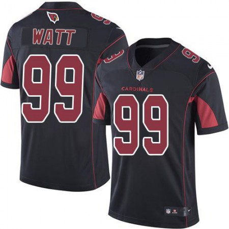 Nike Cardinals #99 J.J. Watt Black Men's Stitched NFL Limited Rush Jersey
