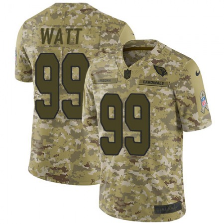 Nike Cardinals #99 J.J. Watt Camo Men's Stitched NFL Limited 2018 Salute To Service Jersey