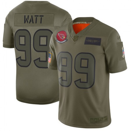 Nike Cardinals #99 J.J. Watt Camo Men's Stitched NFL Limited 2019 Salute To Service Jersey
