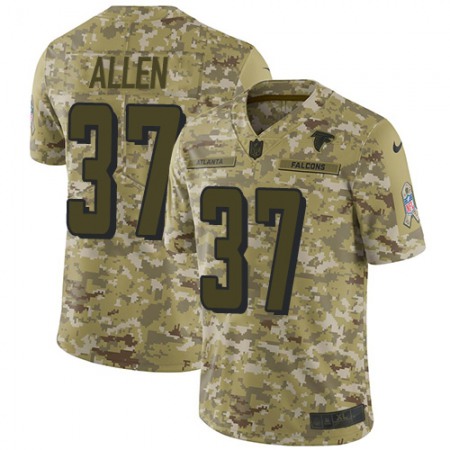 Nike Falcons #37 Ricardo Allen Camo Men's Stitched NFL Limited 2018 Salute To Service Jersey