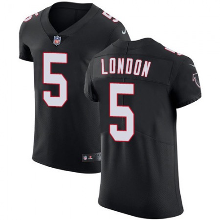 Nike Falcons #5 Drake London Black Alternate Men's Stitched NFL New Elite Jersey