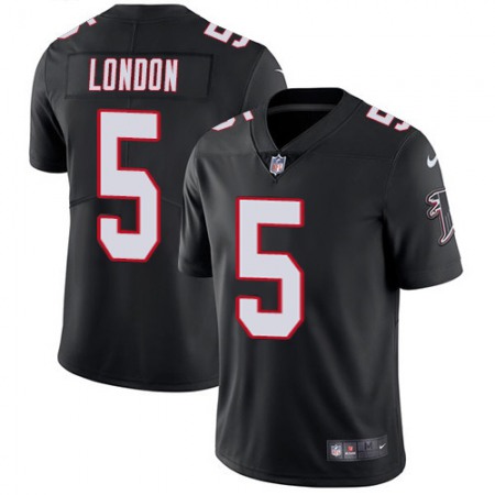 Nike Falcons #5 Drake London Black Alternate Men's Stitched NFL Vapor Untouchable Limited Jersey
